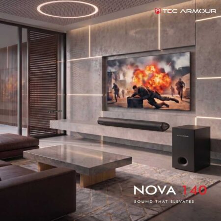 TEC ARMOUR NOVA 40 140W 2.1 CHANNEL WIRED SOUNDBAR WITH SUBWOOFER